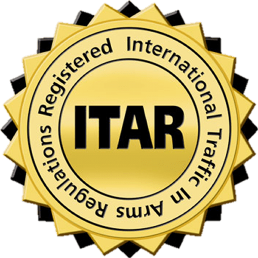 VR Industries, Inc. is certified by International Traffic in Arms Regulations (ITAR).